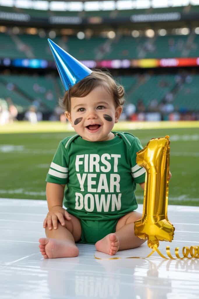 first year down football photo idea