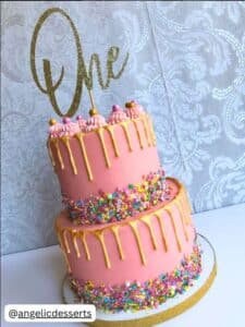 50 Pink First Birthday Cake Ideas for Your Sweet Little Girl