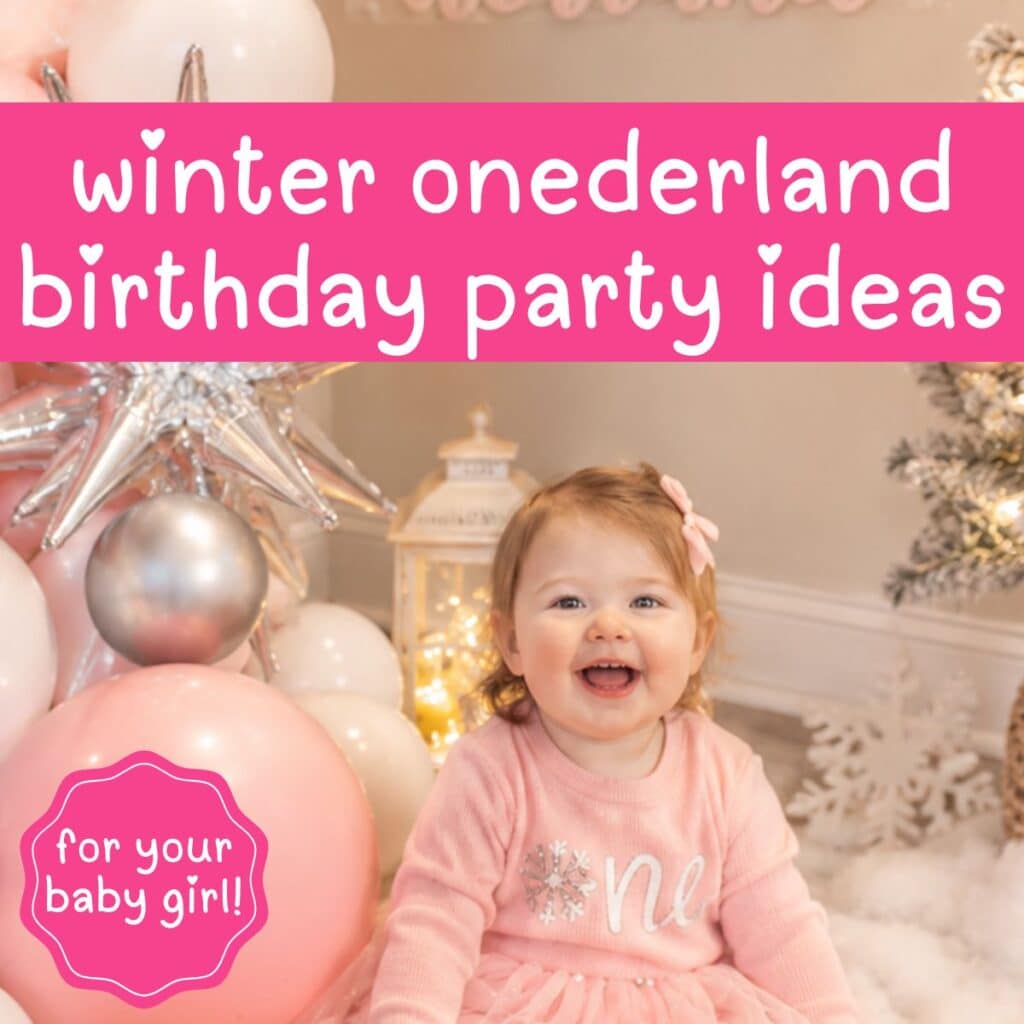 winter onederland party ideas girl