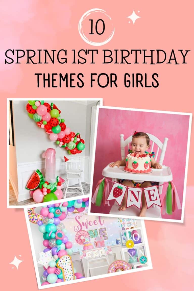 10 Sweet and Stylish Spring First Birthday Party Themes for Girls