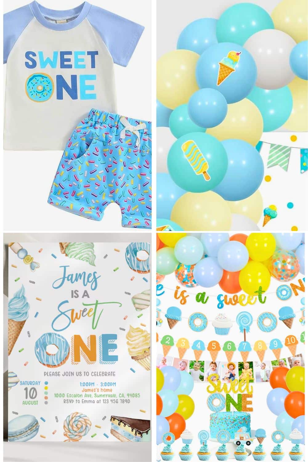 14 First Birthday Party Ideas for a July Boy: Themes Full of Summer Fun ...