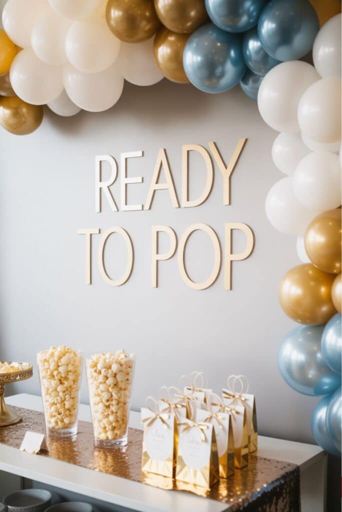baby shower themes ready to pop - popcorn baby shower