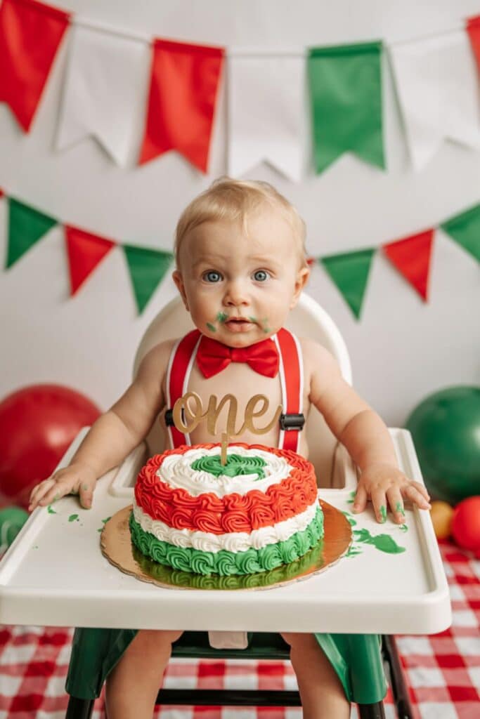 first birthday themes - pasta, pizza italian