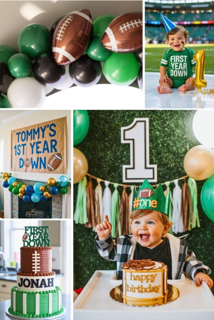 FIRST BIRTHDAY THEME - FIRST YEAR DOWN