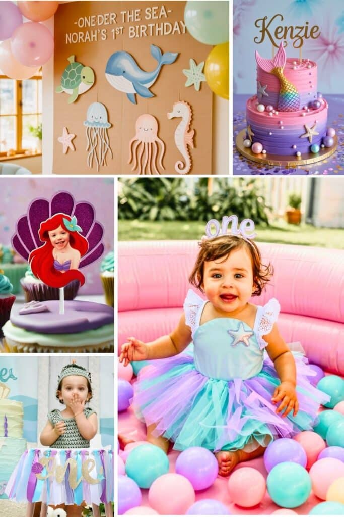 first birthday themes - oneder the sea