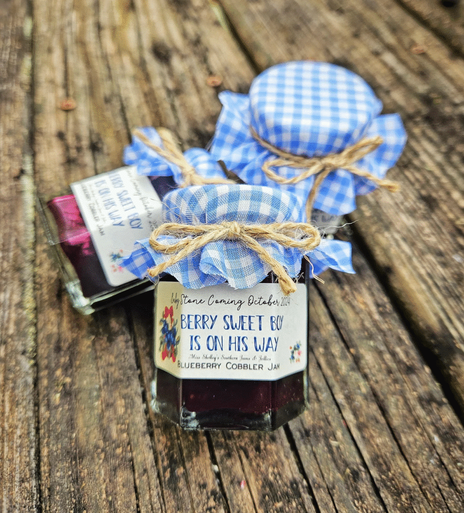 Berry Sweet Boy Favors - 10-20 (1.5oz or 2oz) Jam Baby Shower Favors, First Birthday Favors, Berry First Baby, Two Sweet Birthday Favors