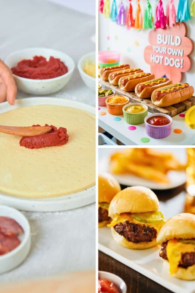kids birthday party food main courses