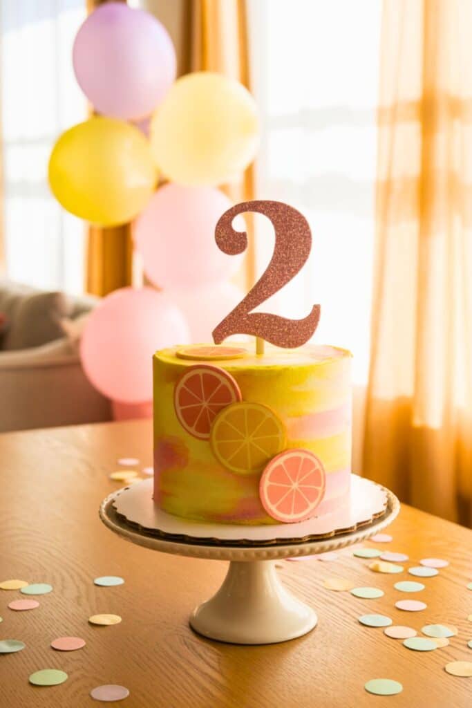 2nd birthday themes for girls - pink lemonade