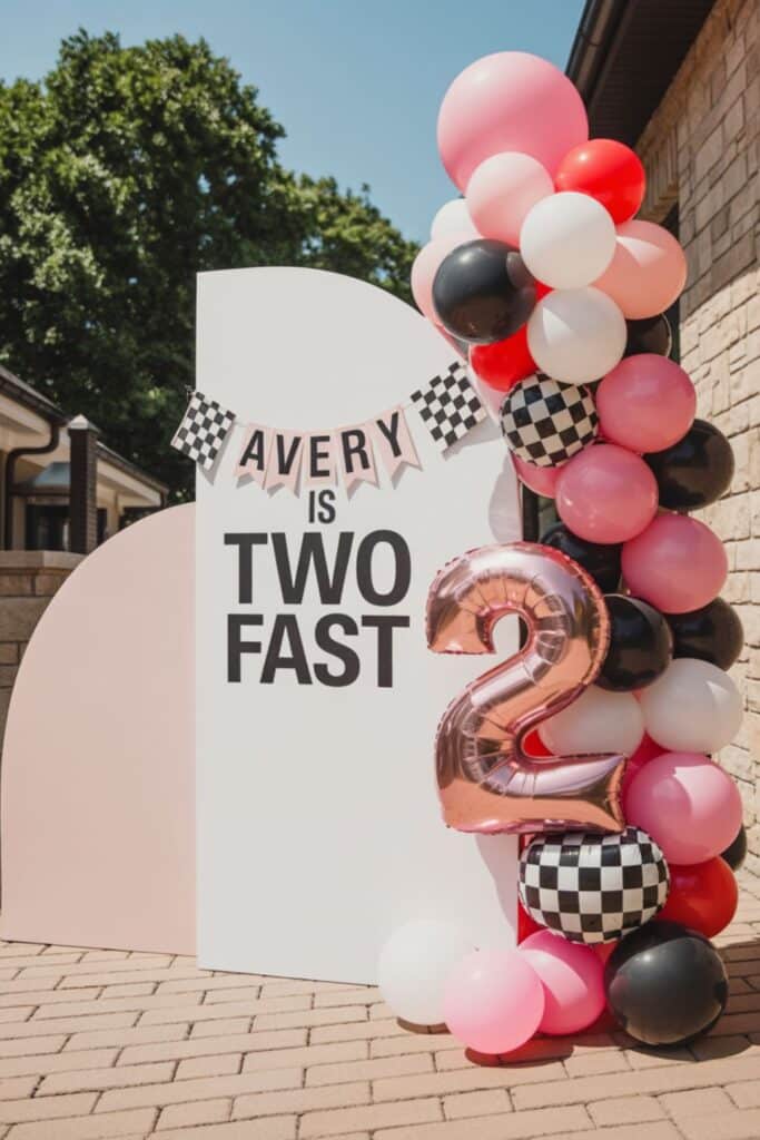 2nd birthday theme for gilrs - off two the races or two fast