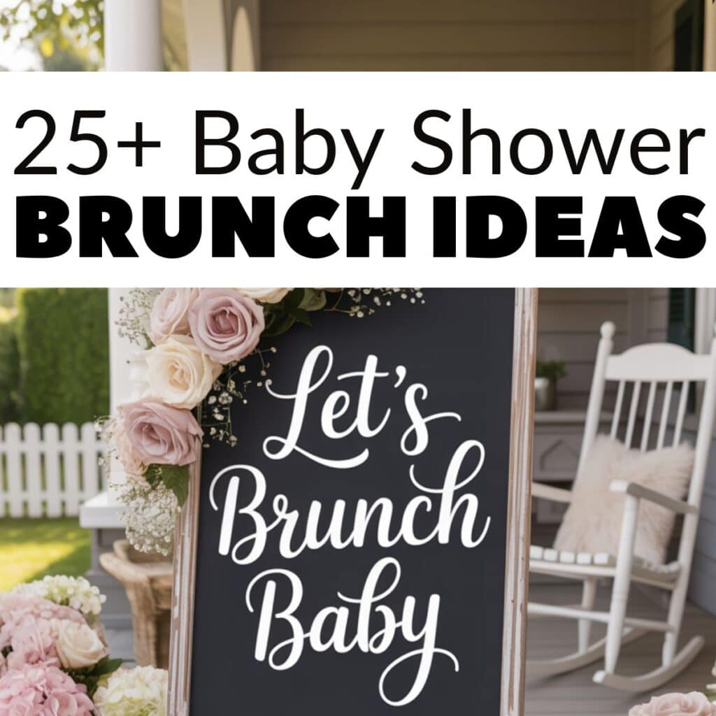 brunch baby shower ideas