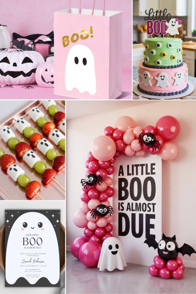 halloween baby shower theme - a little boo is almost due