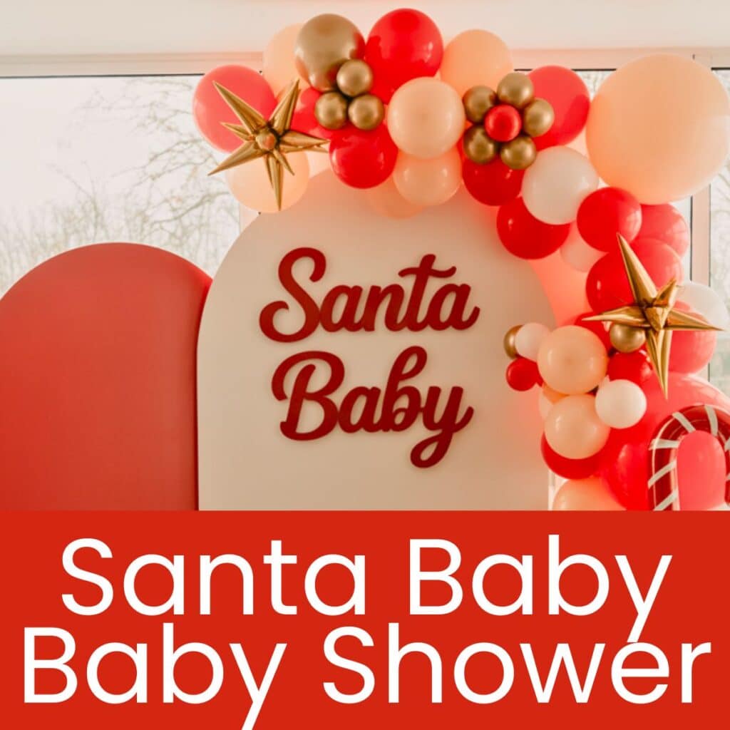 santa baby baby shower