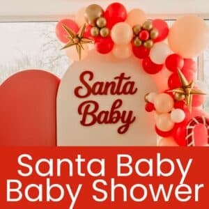 santa baby baby shower