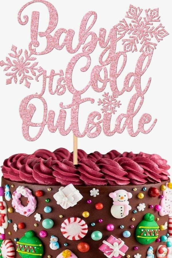 baby its cold outside baby shower cake inspiration for a winter baby shower theme