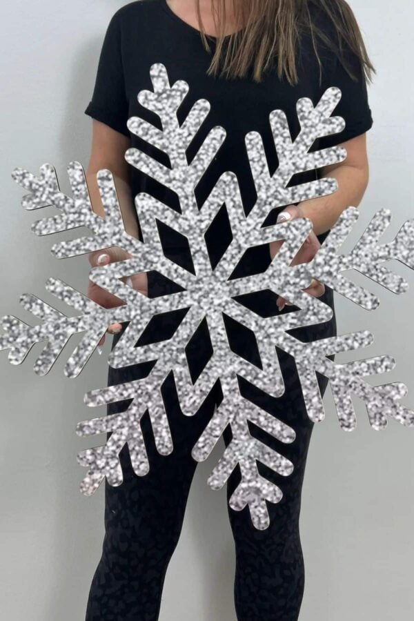 winter baby shower decoration snowflake