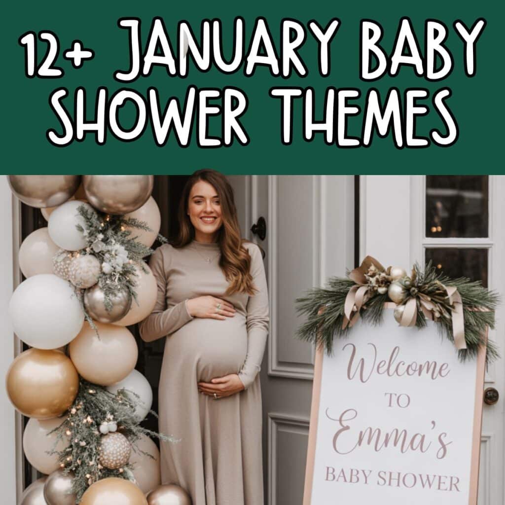 january baby shower themes