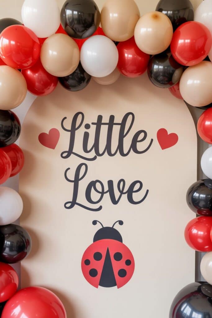 february baby shower theme - little love bug
