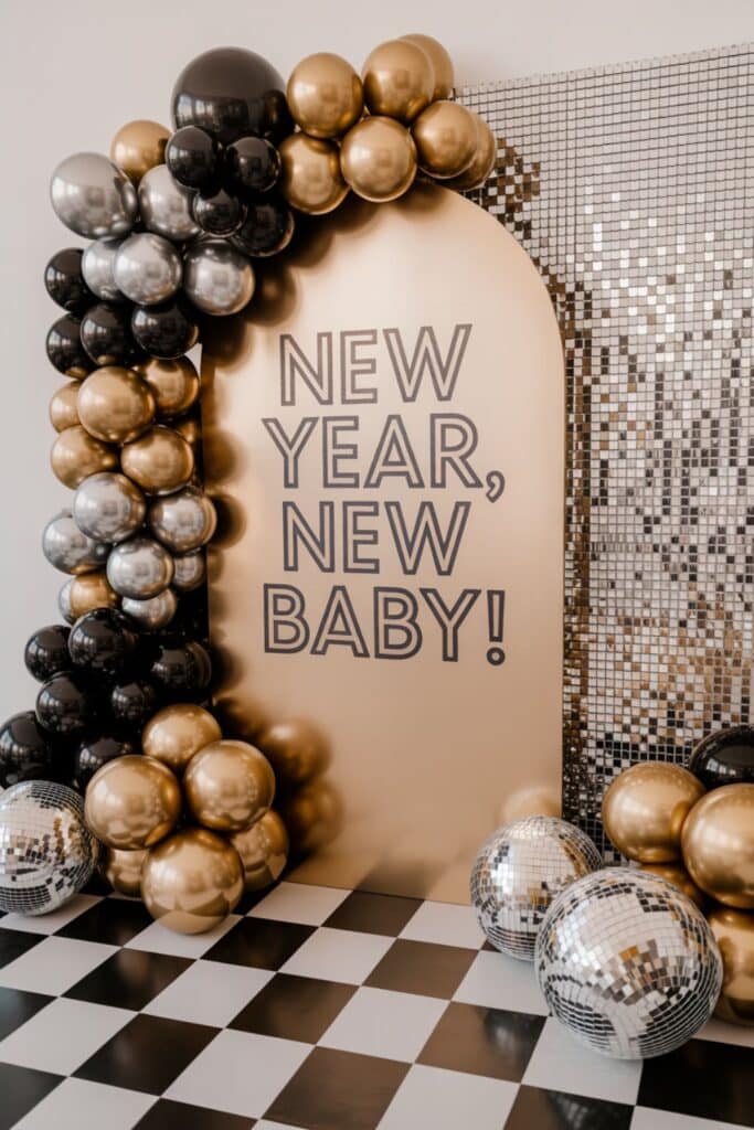 january baby shower themes - new year new baby