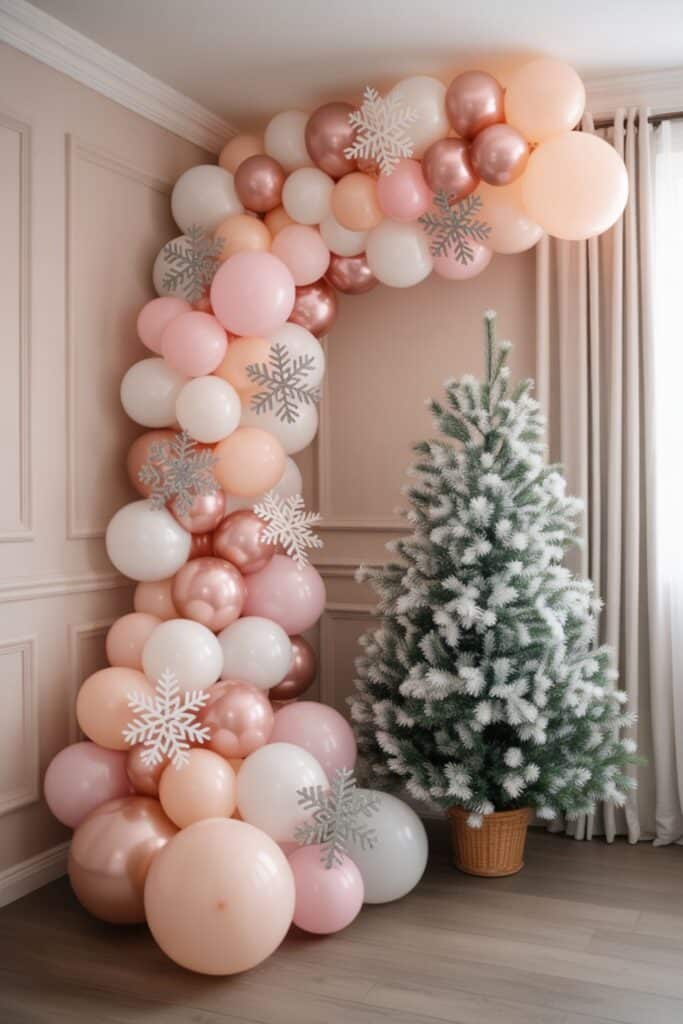 january baby shower themes - pink and green