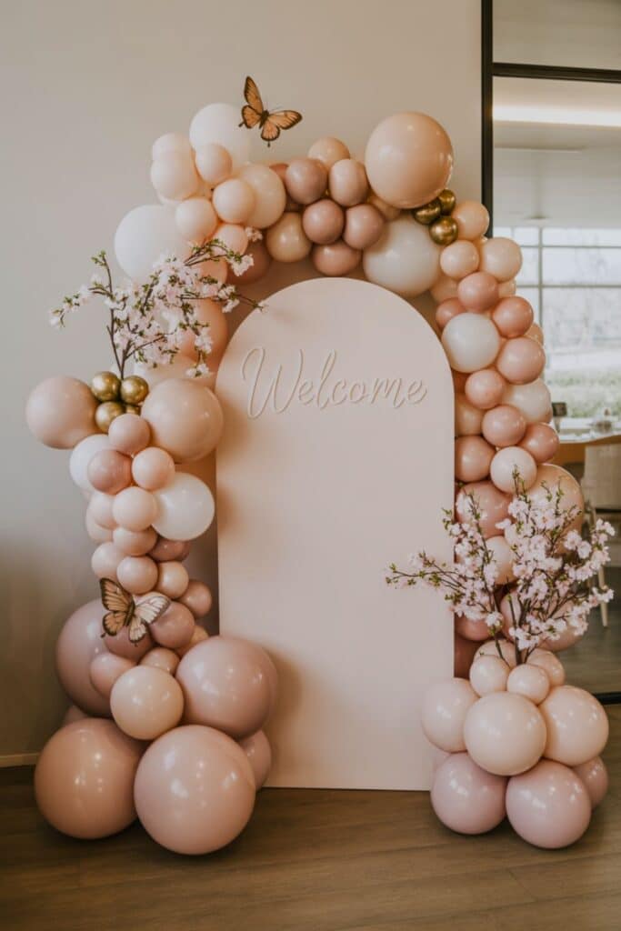 march baby shower themes - cherry blossom