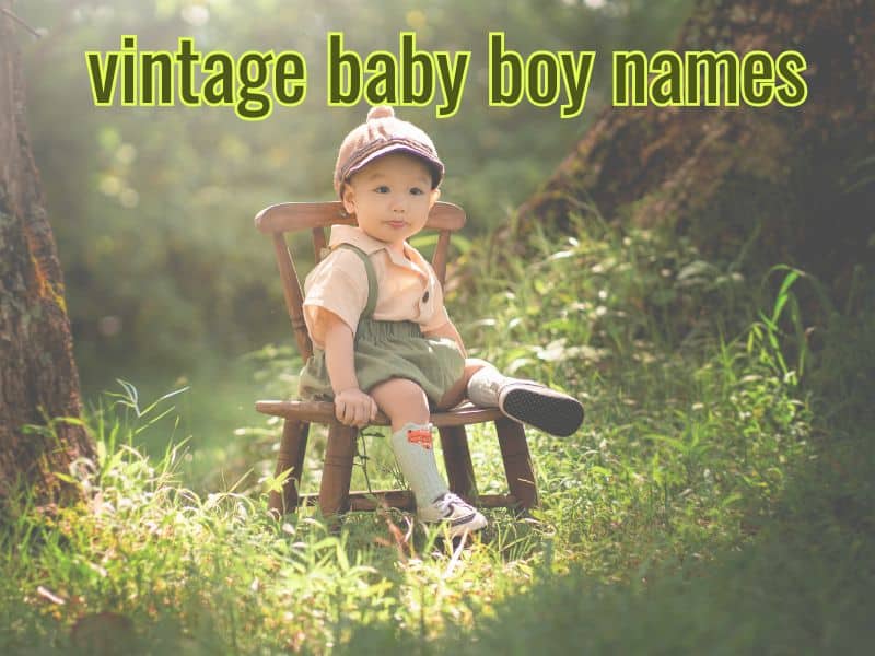 vintage baby boy names