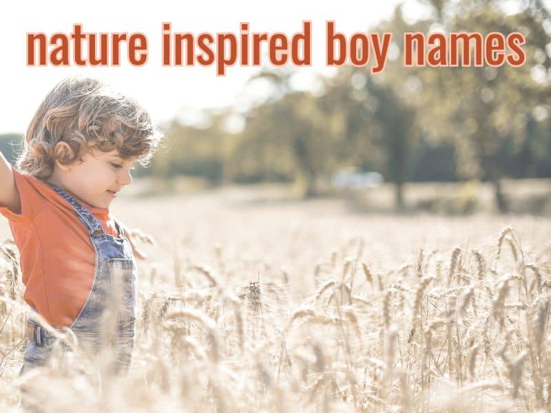 nature inspired baby names