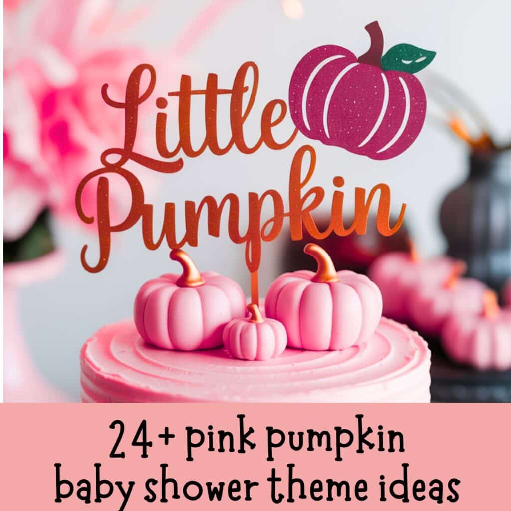 pink pumpkin baby shower