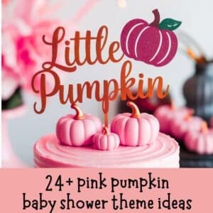 pink pumpkin baby shower