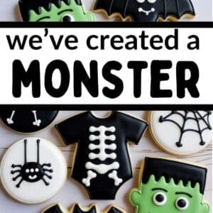 we've created a monster halloween baby shower