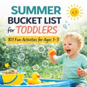 summer bucket list for toddlers