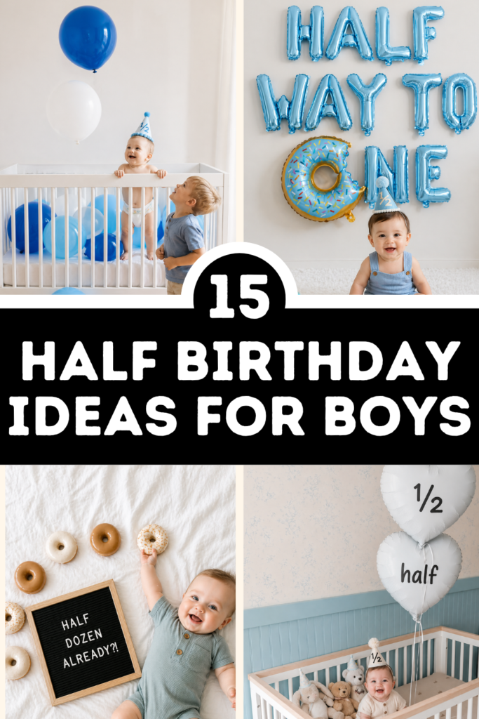 half birthday ideas for boys