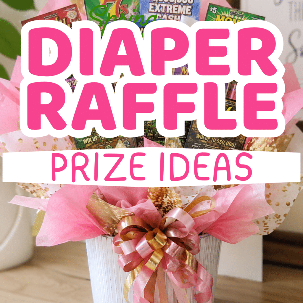 diaper raffle prizes for a baby shower