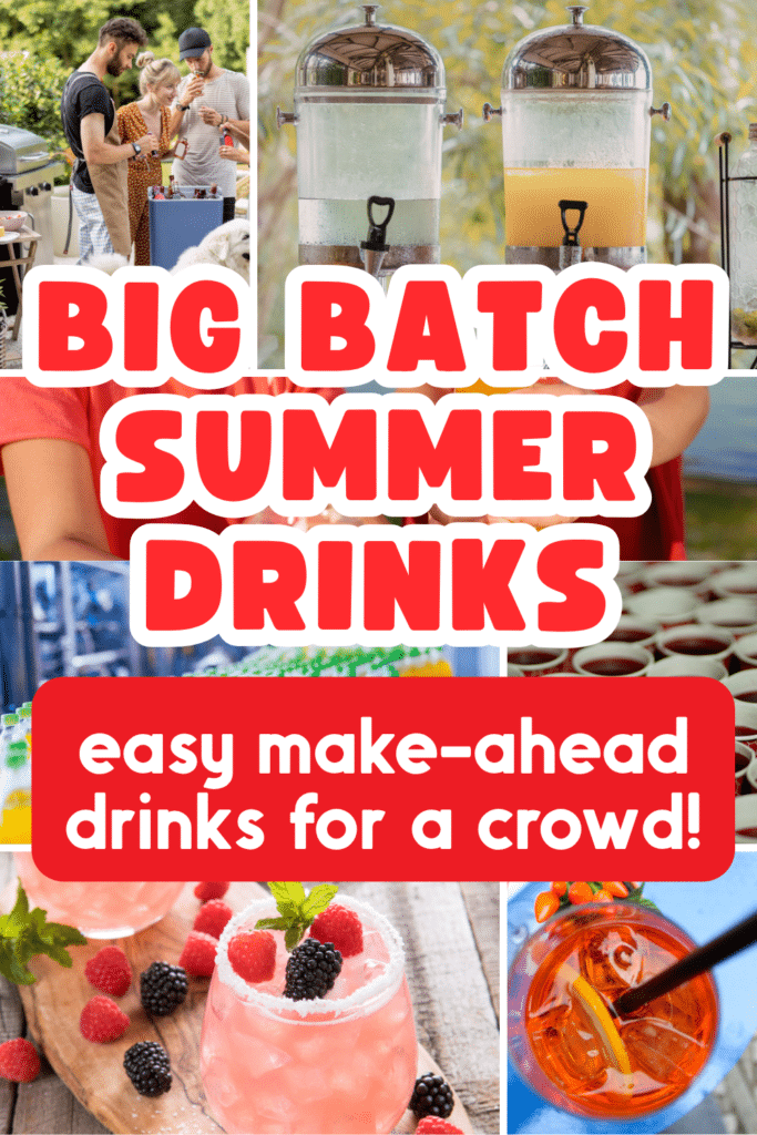 big batch summer drink ideas