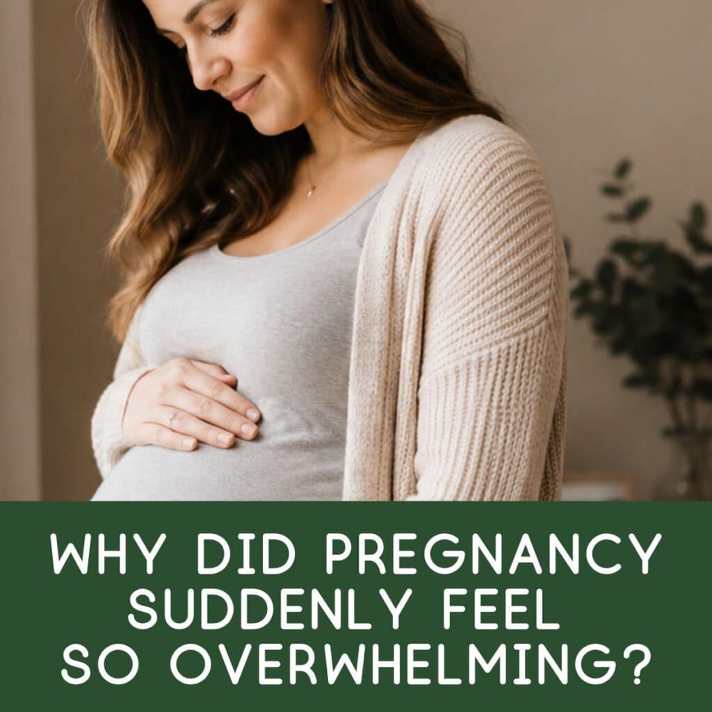 why does this pregnancy suddenly feel so overwhelming
