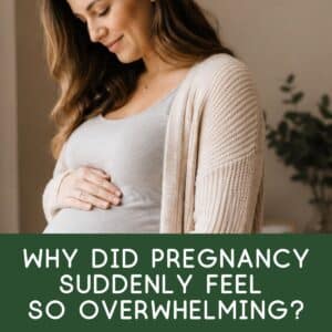 why does this pregnancy suddenly feel so overwhelming