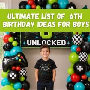 6th birthday party ideas for boys