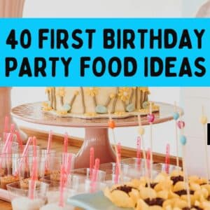 FIRST BIRTHDAY PARTY FOOD IDEAS
