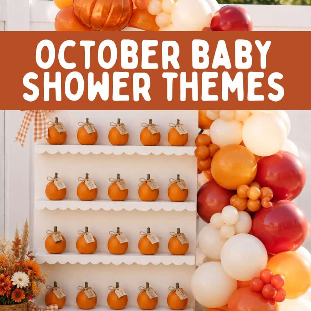 October baby shower themes