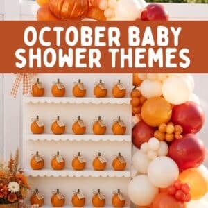 October baby shower themes